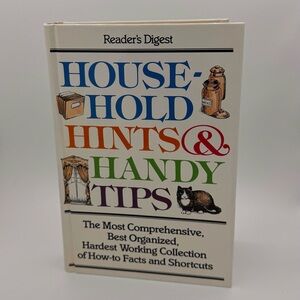 2/$25 Reader's Digest Household Hints & HandyTips Book Vintage 1988 Out of Print